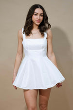 Bridal and Graduation White Mini Dress