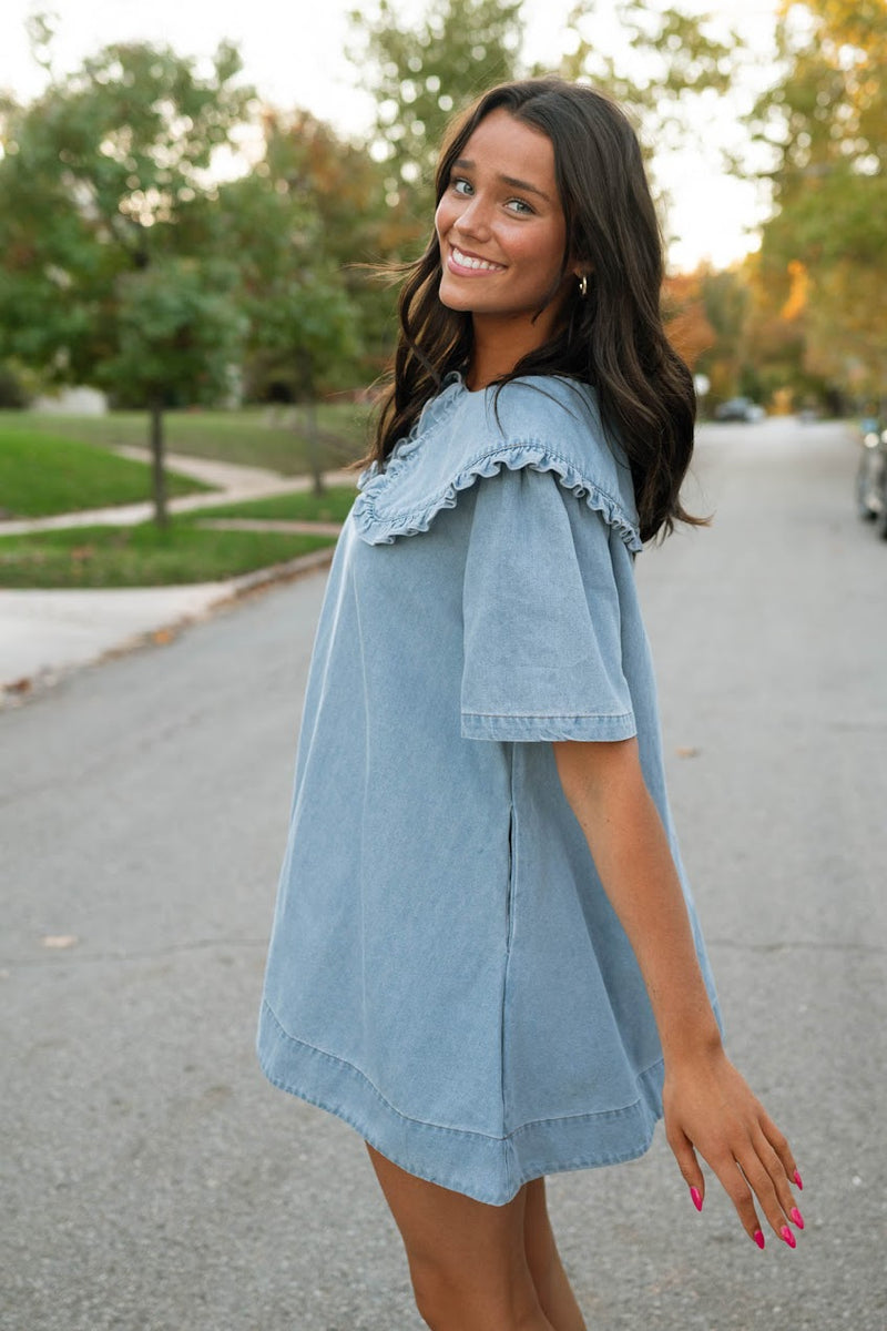 Cute boho-inspired casual dress