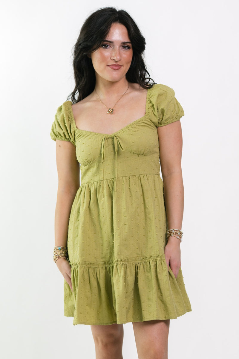 kiwi green dress Barnes Mini Large Girl Size:8 Hunter Green Asymmetrical Midi perfect for sunny days 5.23.24