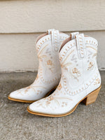 Corral Ankle Boot - White