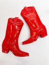 Annie Tall Rain Boots - Red