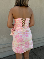 Pink Mist Corset Mini Dress