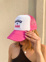 American Babe Trucker Hat - Pink