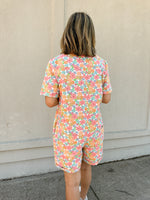 Barrett Floral Denim Romper
