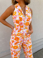 Groovy Floral Jumpsuit