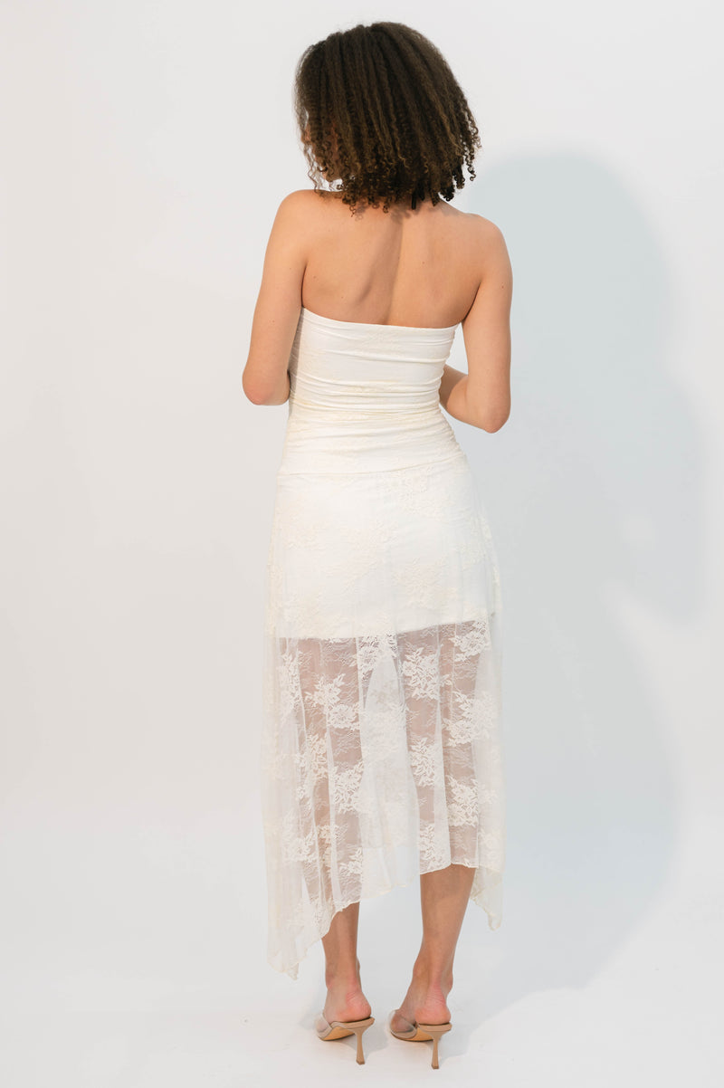 bridal shower lace dress