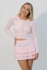 cottagecore cable knit two piece