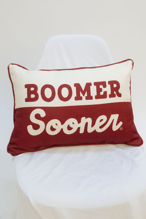 school spirit, University Oklahoma Pillow