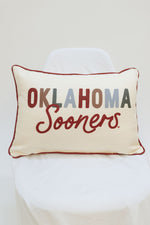 school spirit, University of Oklahoma pillow