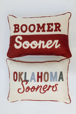 boomer sooner pride lumbar pillow