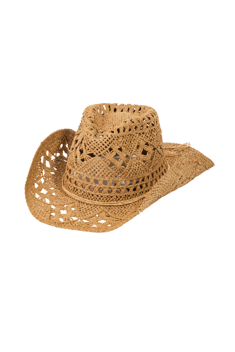 Western Straw Cowboy Hat