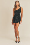 Party All Night Sequin Dress - Black