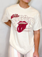 Rolling Stones Go Sooners Stoned Thrifted Tee