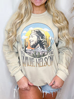 Willie Nelson Thrifted Sweatshirt