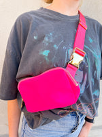 Lee Crossbody Belt Bag - Barbie Pink