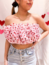 Amore Ruffle Heart Tulle Top