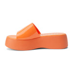 Solar Platform Sandal - Orange