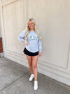 Oklahoma Corded Sweatshirt - Light Blue