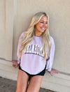 Oklahoma Corded Sweatshirt - Lilac