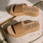 Solar Platform Sandal - Brown
