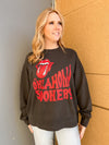 Rolling Stones Sooner Daze Charcoal Sweatshirt
