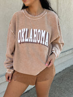 Oklahoma Corded Sweatshirt - Latte