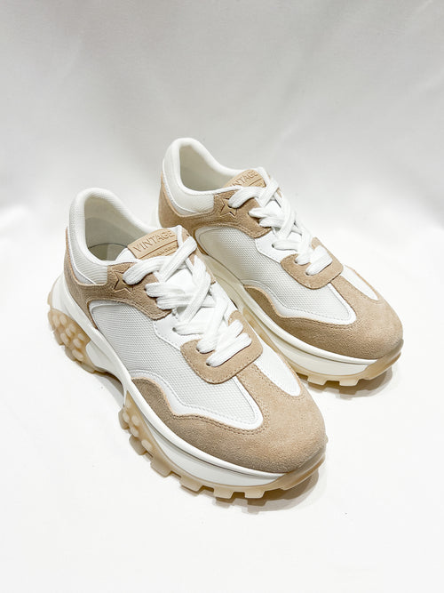Accelerate Chunky Sneakers - Taupe