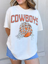 Cowboys Basketball Fling Ink Tee