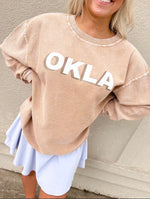 OKLA Corded Sweatshirt - Latte