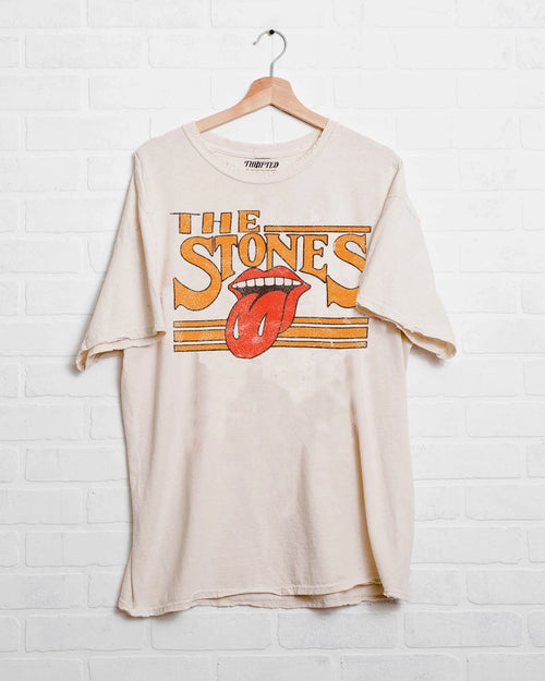 Off Rolling Stones Stoned Thrifted Tee
