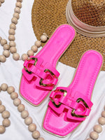 Esha Sandal - Hot Pink