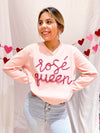 [Queen of Sparkles] Rosé Queen Sweater