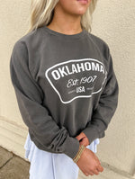 Oklahoma 1907 Sweatshirt - Charcoal