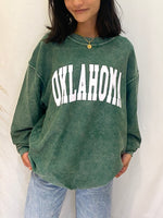 Oklahoma Corded Sweatshirt - Green