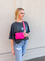 Lee Crossbody Belt Bag - Barbie Pink