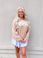 OKLA Corded Sweatshirt - Latte