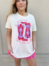 Let's Go Girls Distressed Tee