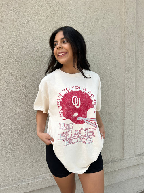 OU Be True To Your School Thrifted Tee