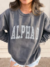 Caviar Sweatshirt - ALPHA OMICRON PI