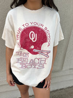 OU Be True To Your School Thrifted Tee