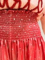 Queen of Sparkles Glitter Heart Red Swing Shorts 