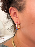 Smiley Face Earring - Multi Color
