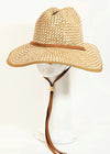 Kloi Adjustable Tan Straw Hat 